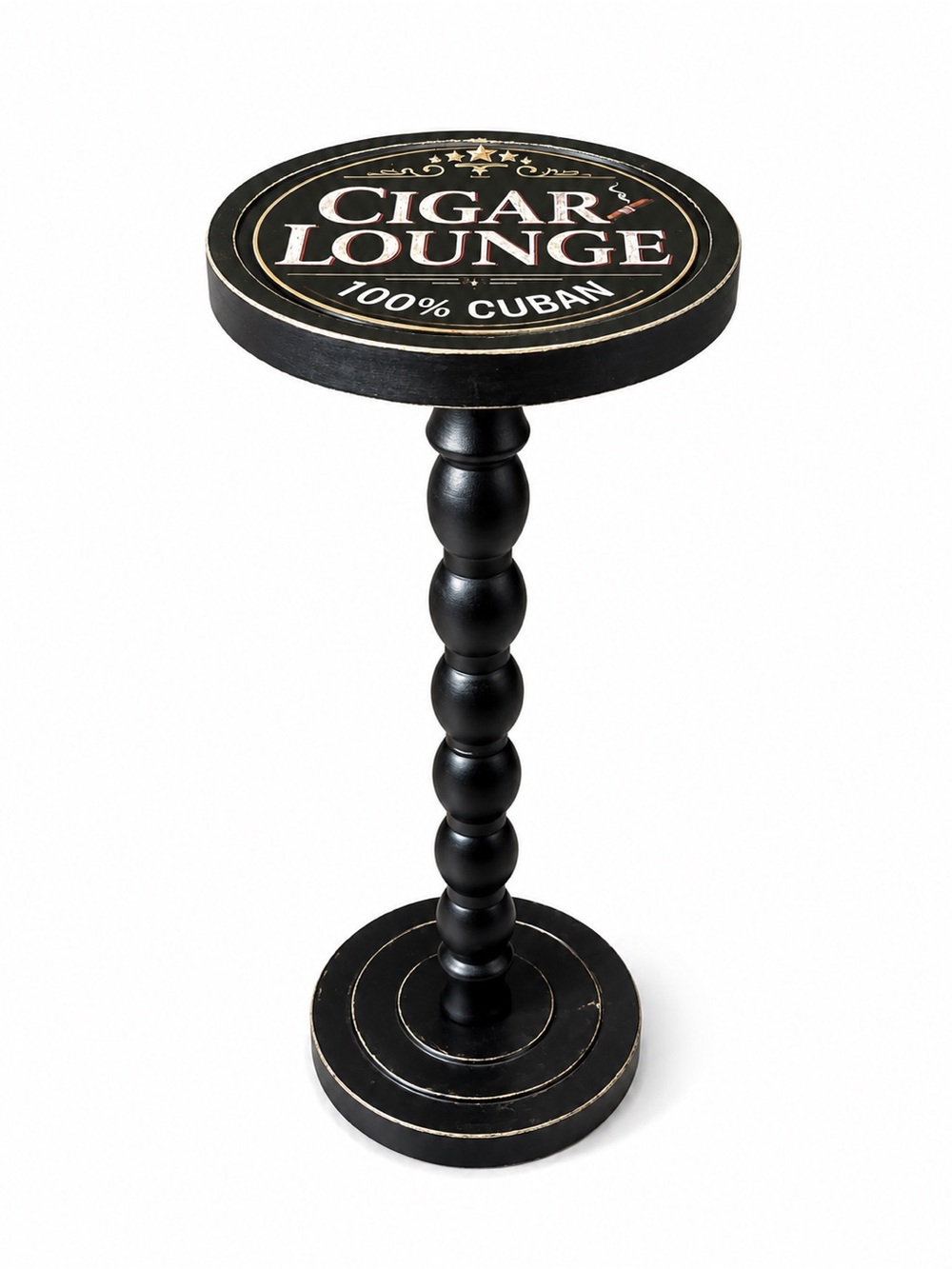Small Round Drink Table, Whiskey Stand, Modern Martini Perch, Small End Table